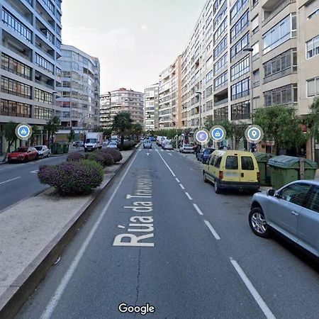 Espacioso Piso Con Garaje Cerca Del Centro De Vigo Esterno foto