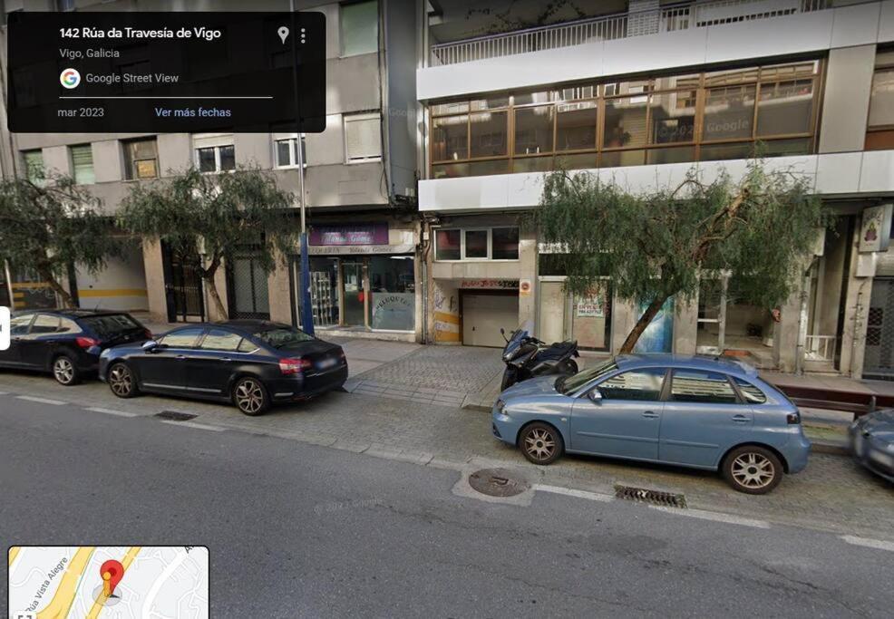 Espacioso Piso Con Garaje Cerca Del Centro De Vigo Esterno foto